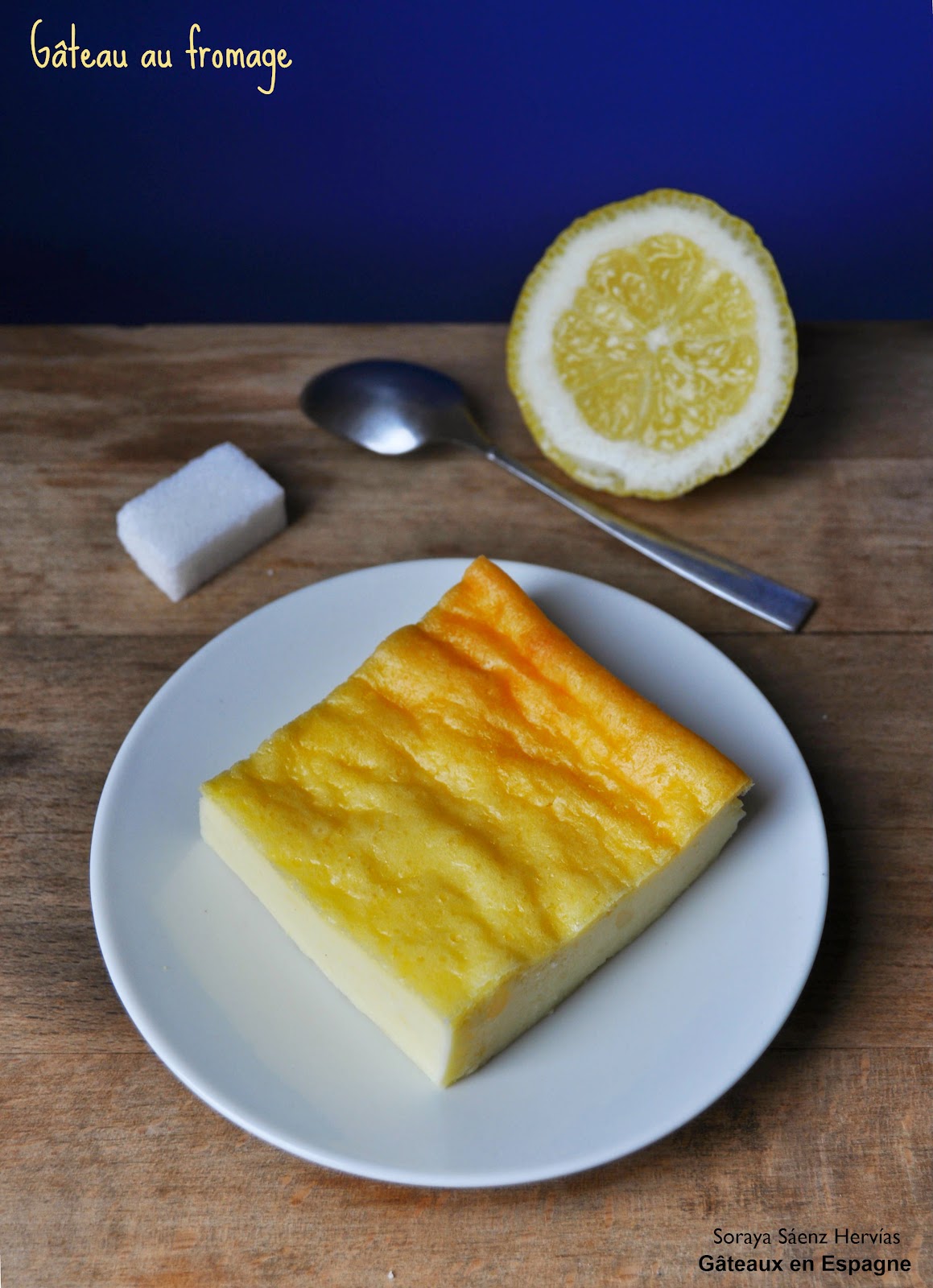 gâteau fromage citron