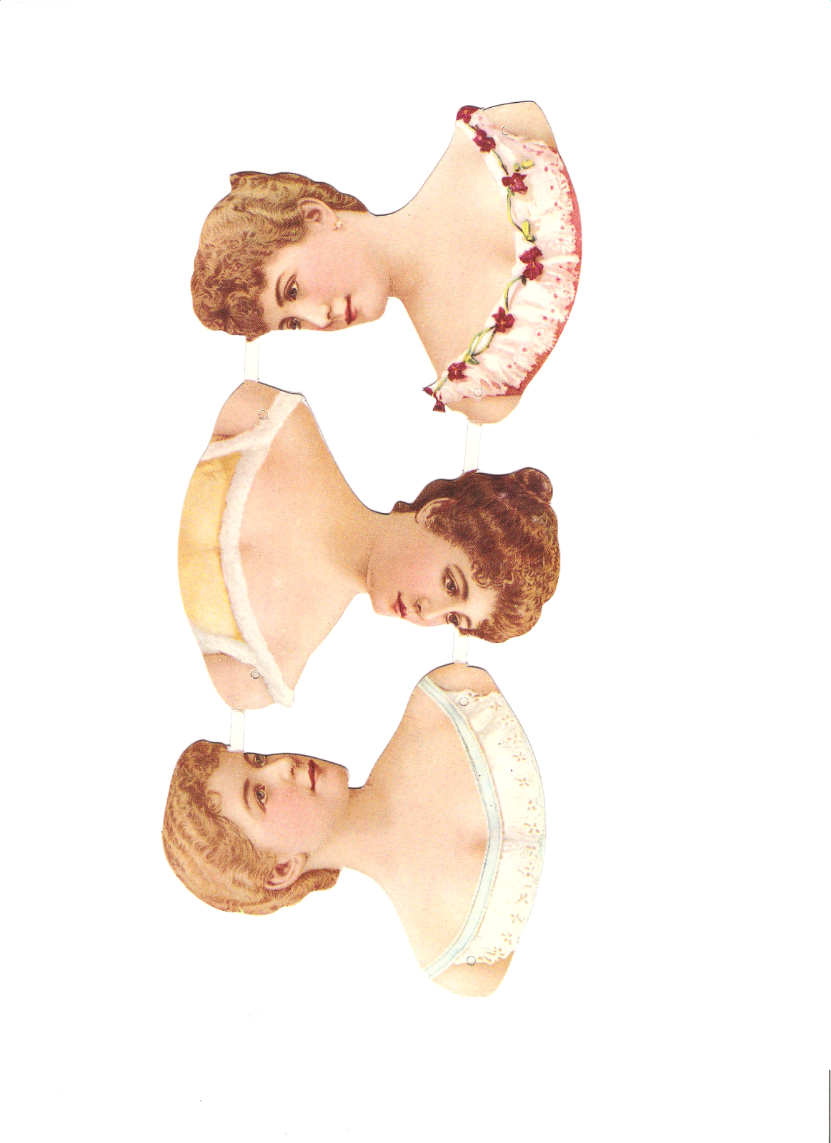 Miss Missy Paper Dolls 3 Jointed Ladies