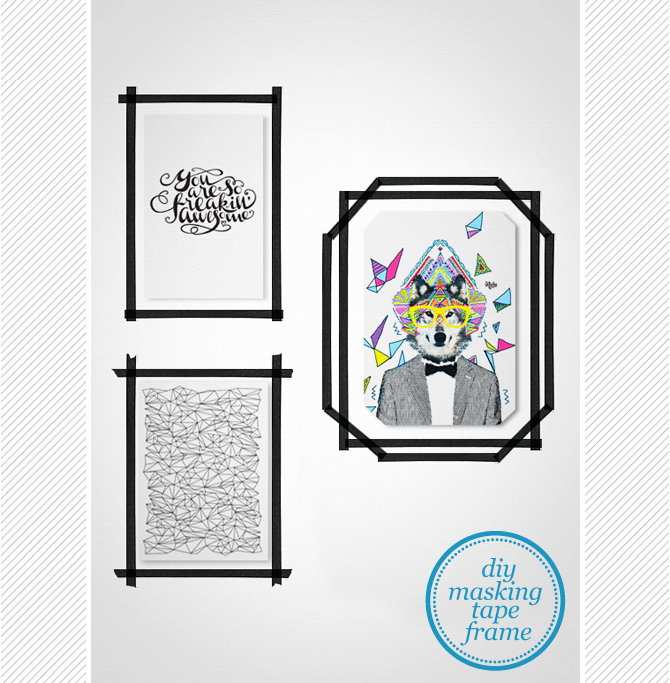 Maiko Nagao DIY Masking tape frame