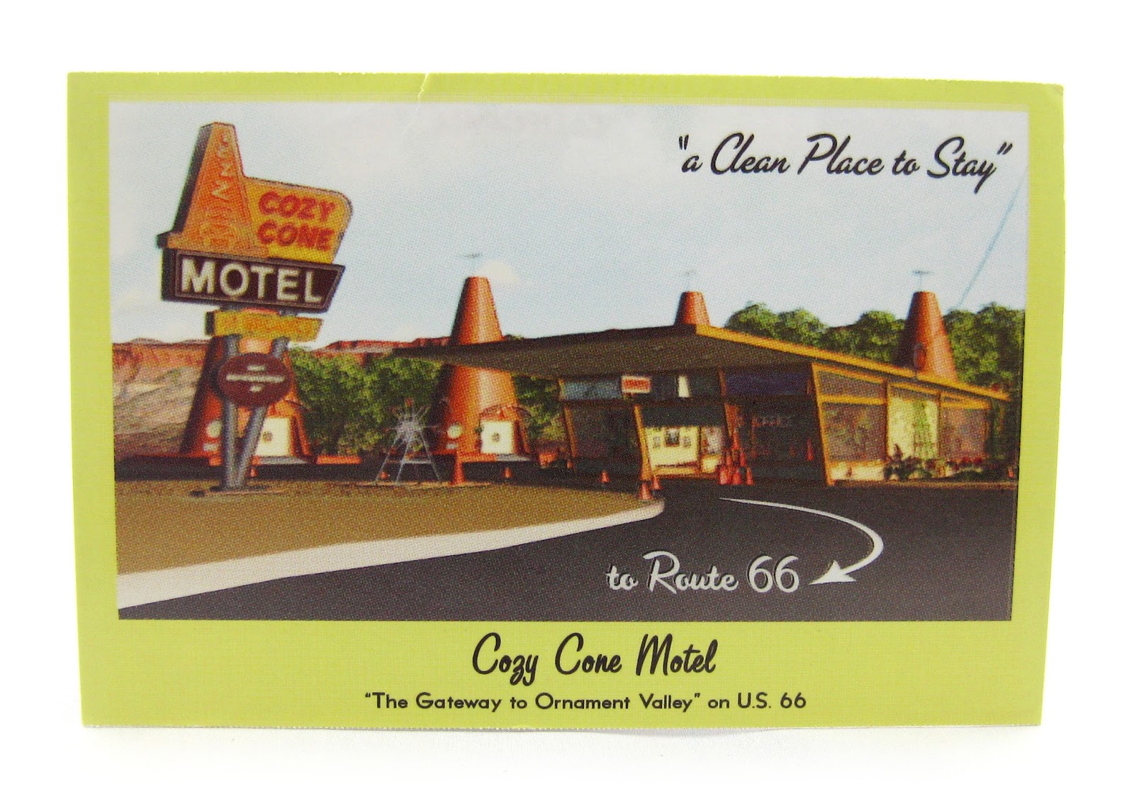 Dan the Pixar Fan Cars "Radiator Springs" Cars Land Postcards