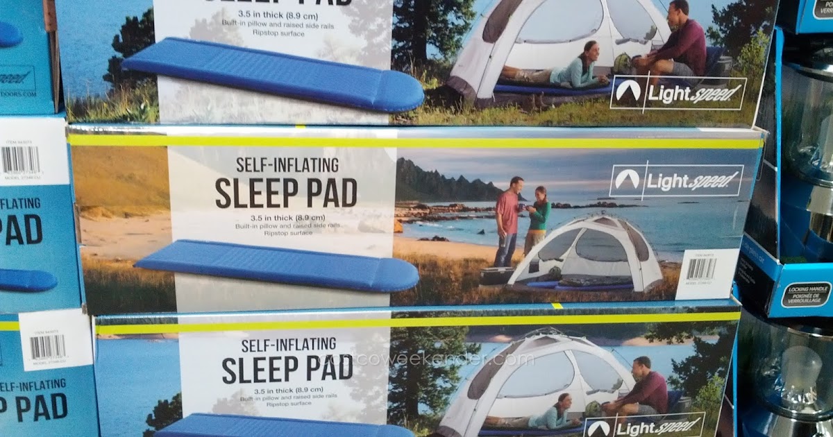 Lightspeed Outdoors SelfInflating Sleep Pad Costco Weekender