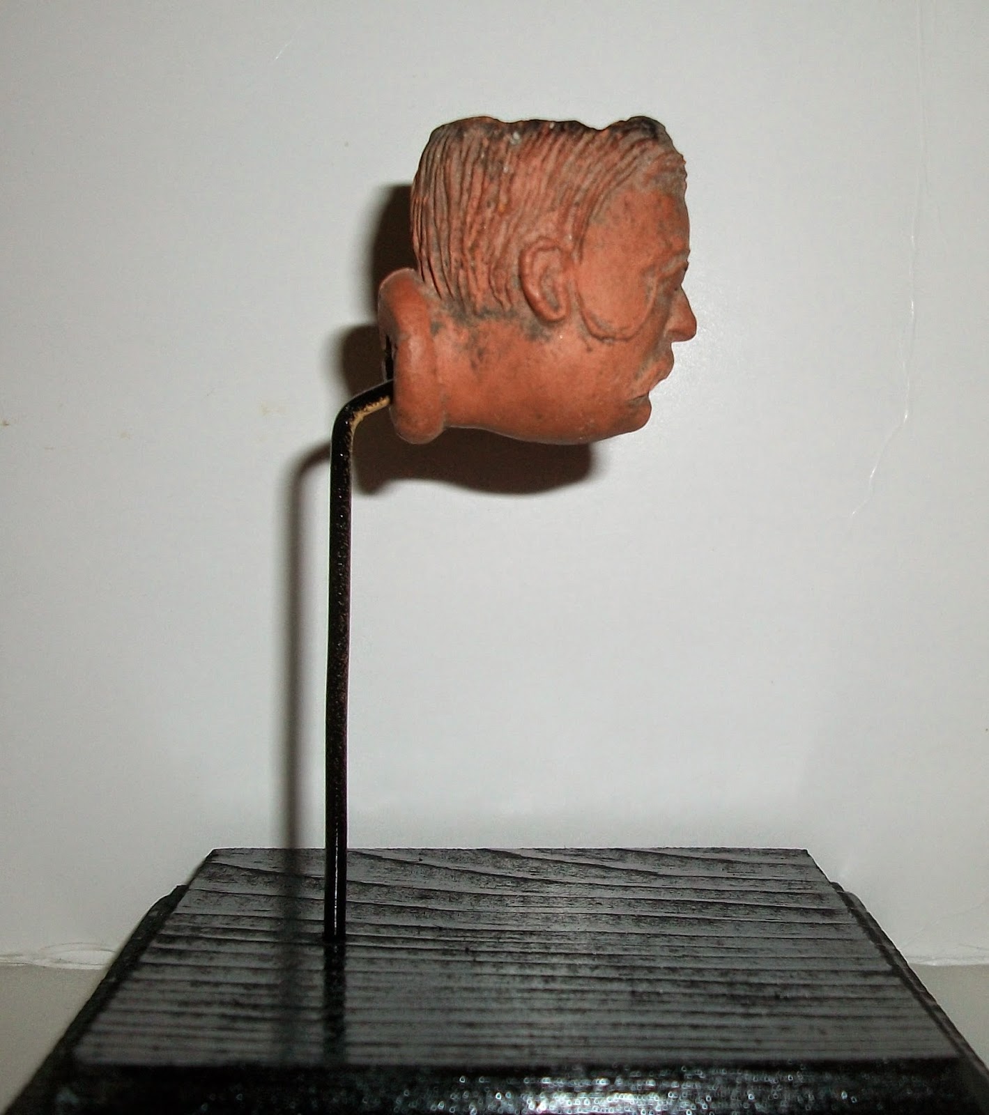 Dull Tool Dim Bulb Teddy Roosevelt Presidential Sewer Tile Folk Art