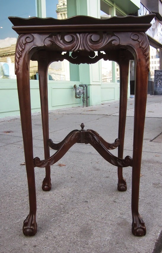 Chair Table Lamp Vintage Georgian Solid Mahogany Bachelors Chest by