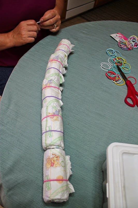 DIY Baby Bath Tub Diaper Cake The Idea King