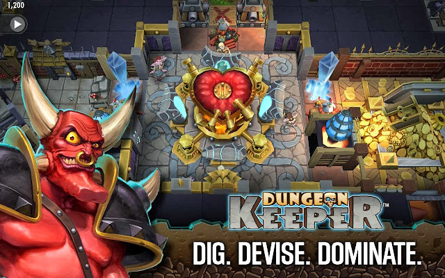 Dungeon Keeper games screenshoot
