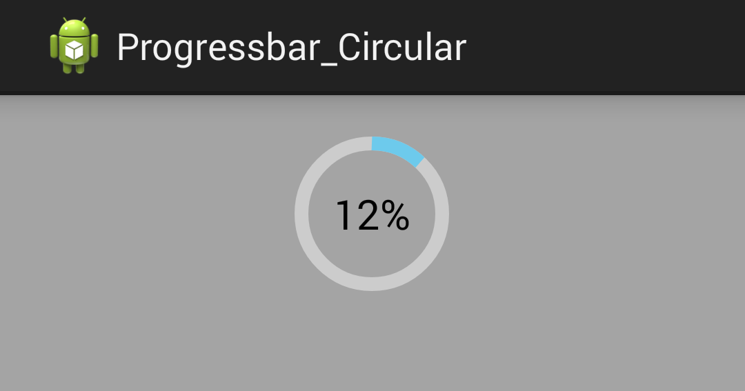 Download image using Circular Progressbar with percentage - Android Tips