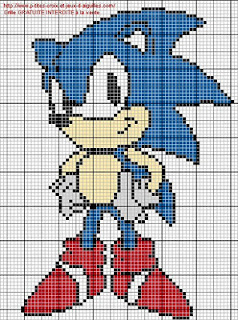 maravilhas do ponto cruz sonic super mario graph paper