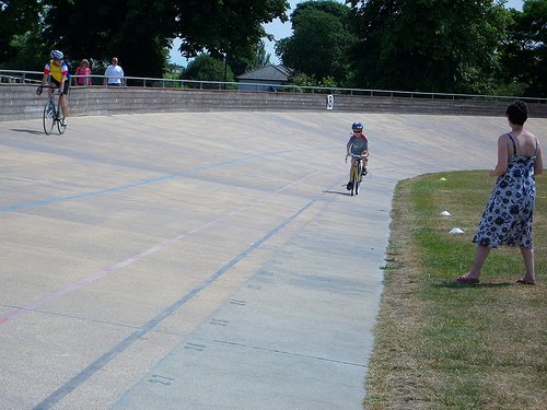 Cycle in the Olympic Velodrome