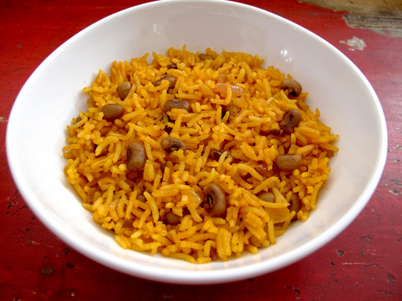 Spicy Rice with Black Eyed Peas Food For Vitality