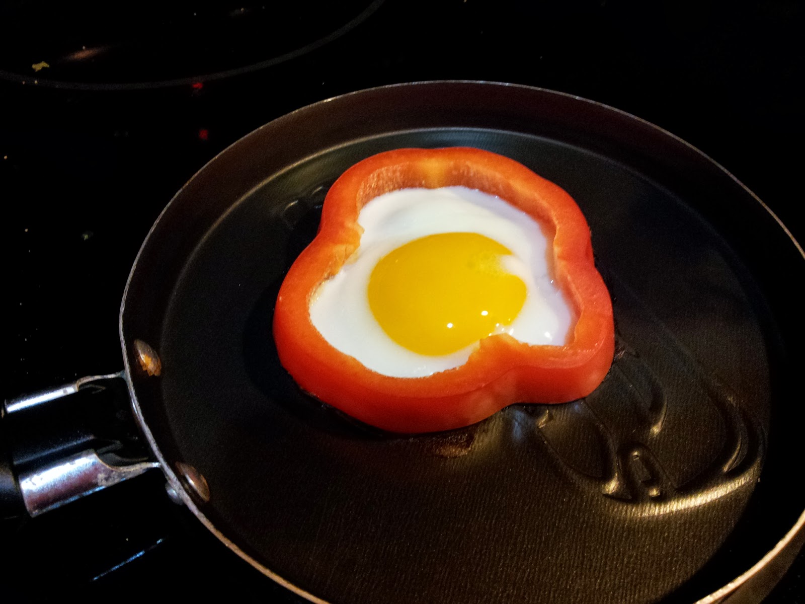 The Recipe Report Egg in a Red Pepper