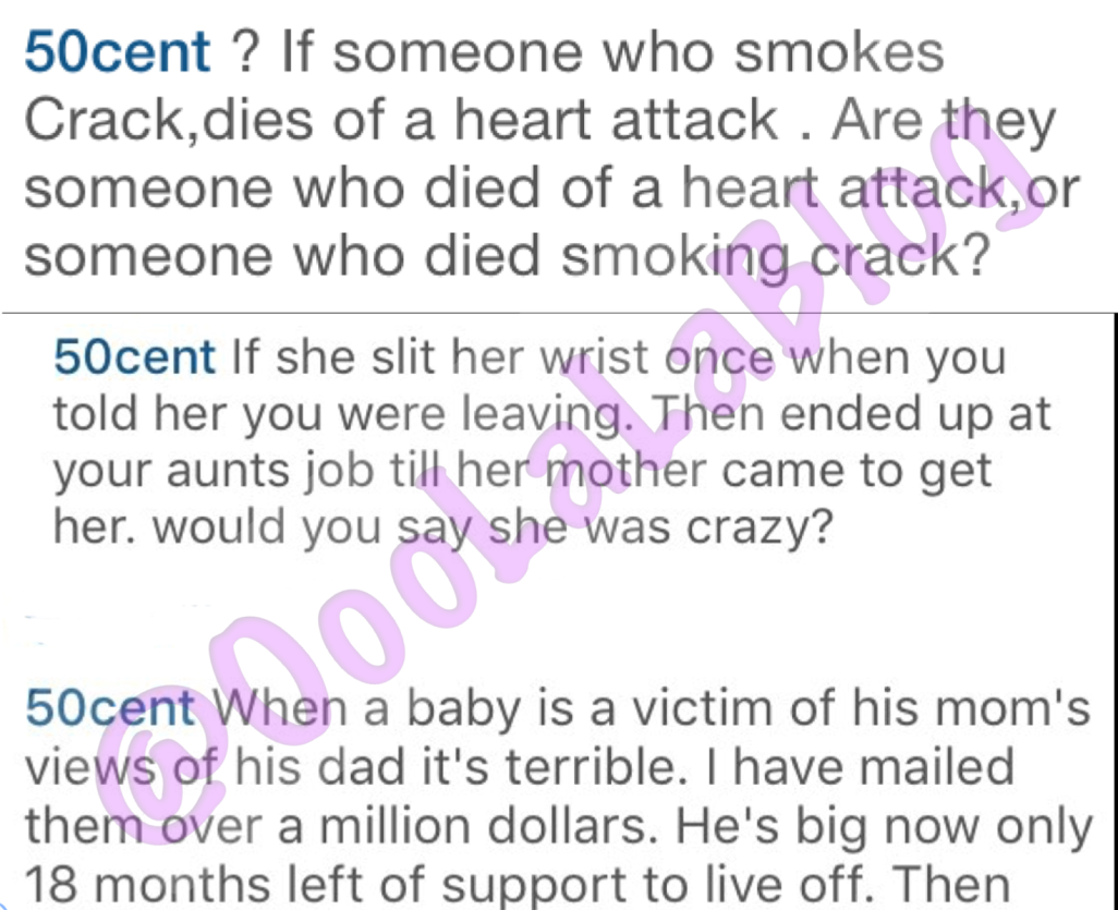 50 Cent vs. His Ex, Shaniqua Tompkins: Check Out These Disturbing