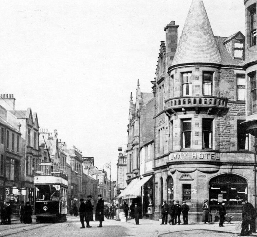 Tour Scotland Photographs Old Photograph High Street Falkirk Scotland