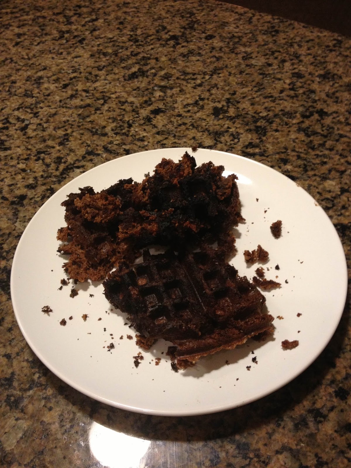 Pinstrosity Waffle Iron Brownies