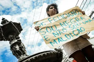Protesto contra o pastor Feliciano