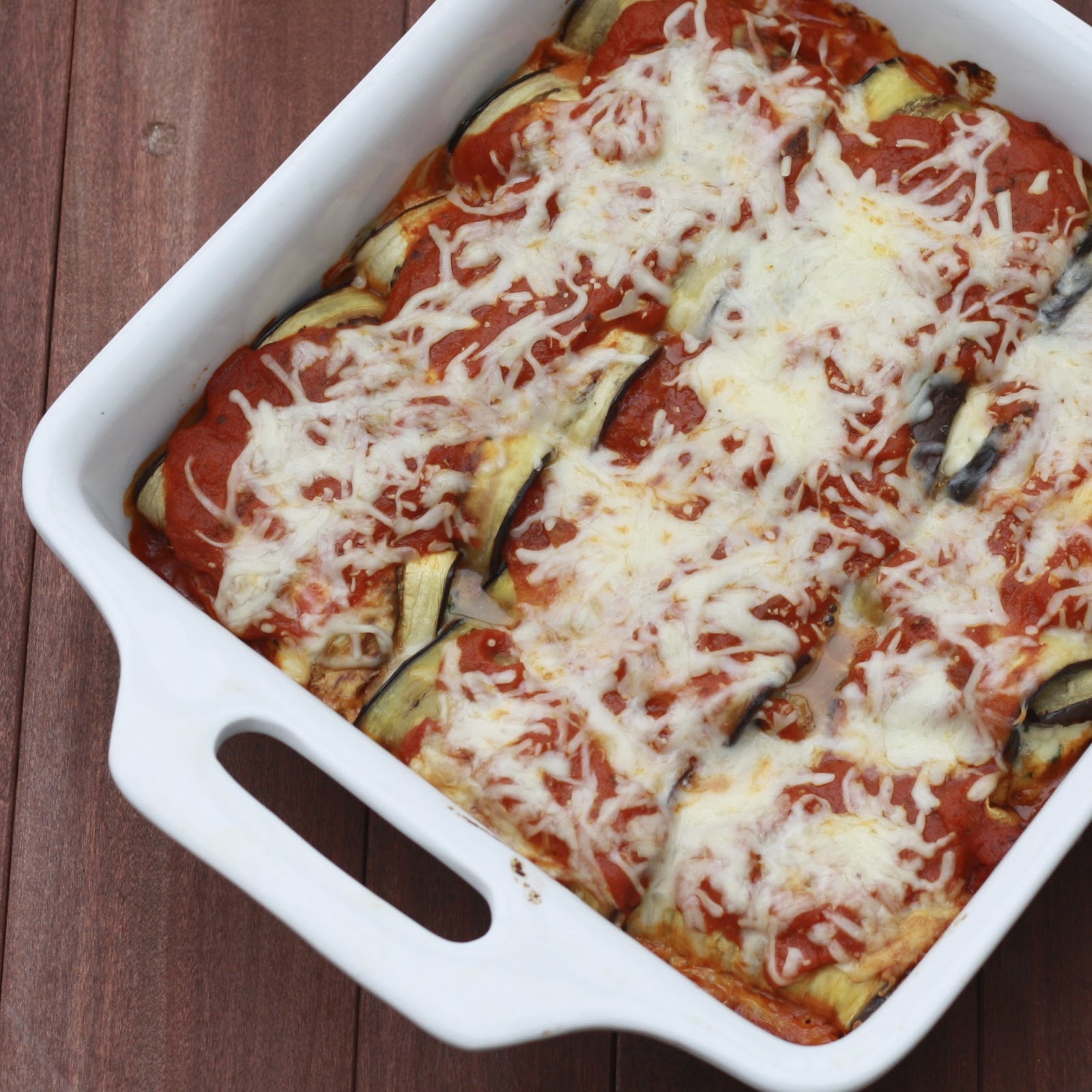 Eggplant Parmesan Rollatini