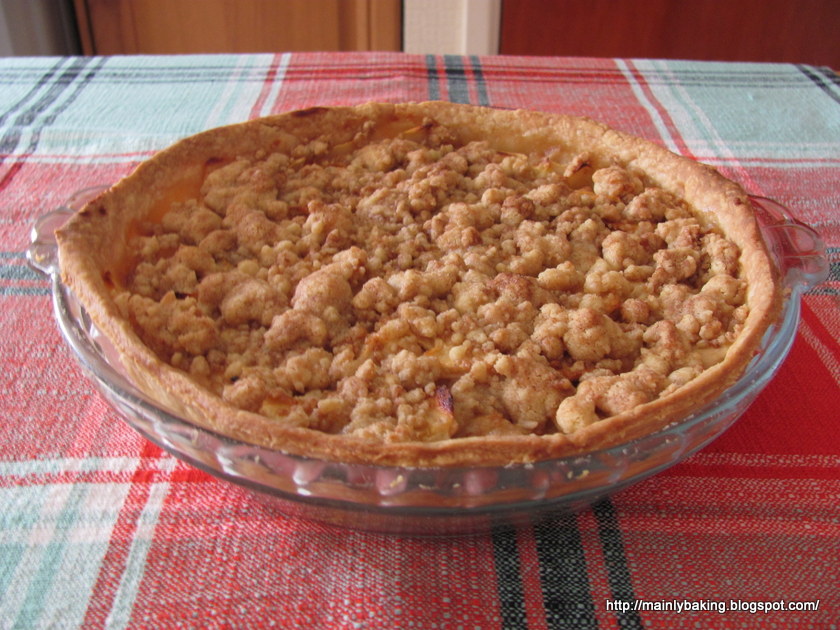 Mainly Baking Sour Cream Apple Pie with Streusel Topping