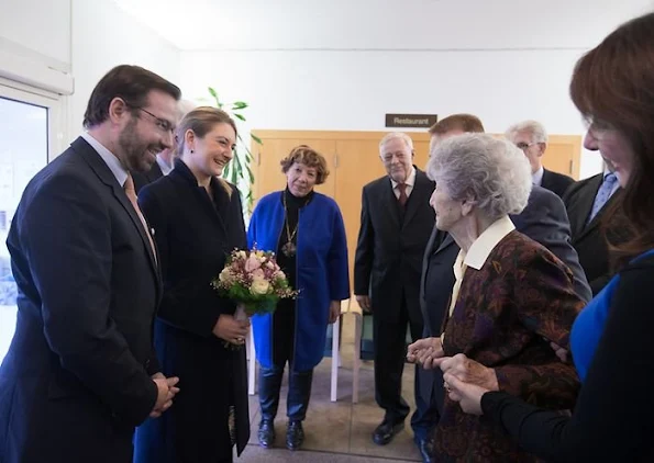 Guillaume, Hereditary Grand Duke of Luxembourg and Stéphanie, Hereditary Grand Duchess of Luxembourg visited Konviktsgaart nursing home in Luxembourg.