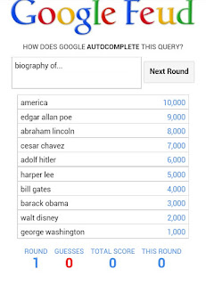 Coisas Sobre Tudo: Google Feud, o jogo da Google que você provavelmente não  sabia que existia