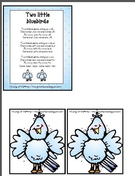 musings of me: Two little bluebirds