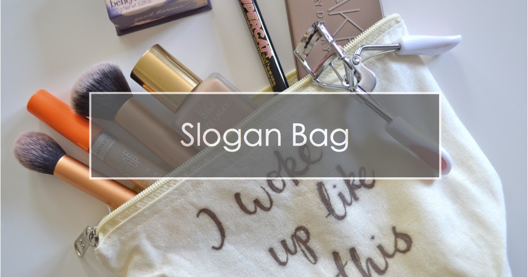 How To Make a Slogan Bag The Things She Makes