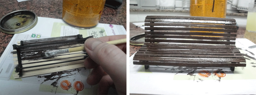 Zoila&Juan: Maqueta Banco Madera