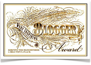la generosità delle blogger è grande! ho ricevuto il very inspiring blogger award
