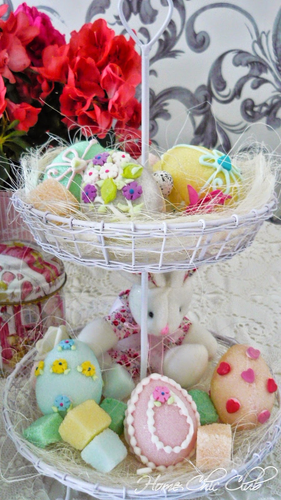 Sugar Easter Eggs Home Chic Club Sugar Easter Eggs