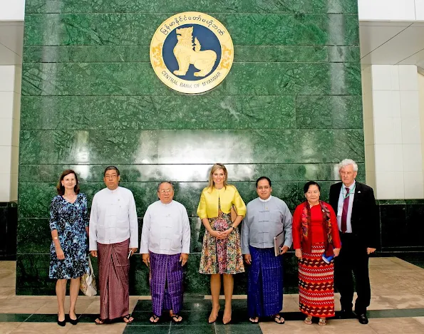  Queen Máxima of The Netherlands attended the meeting of the Financial Inclusion Roadmap in the Nay Pyi Taw