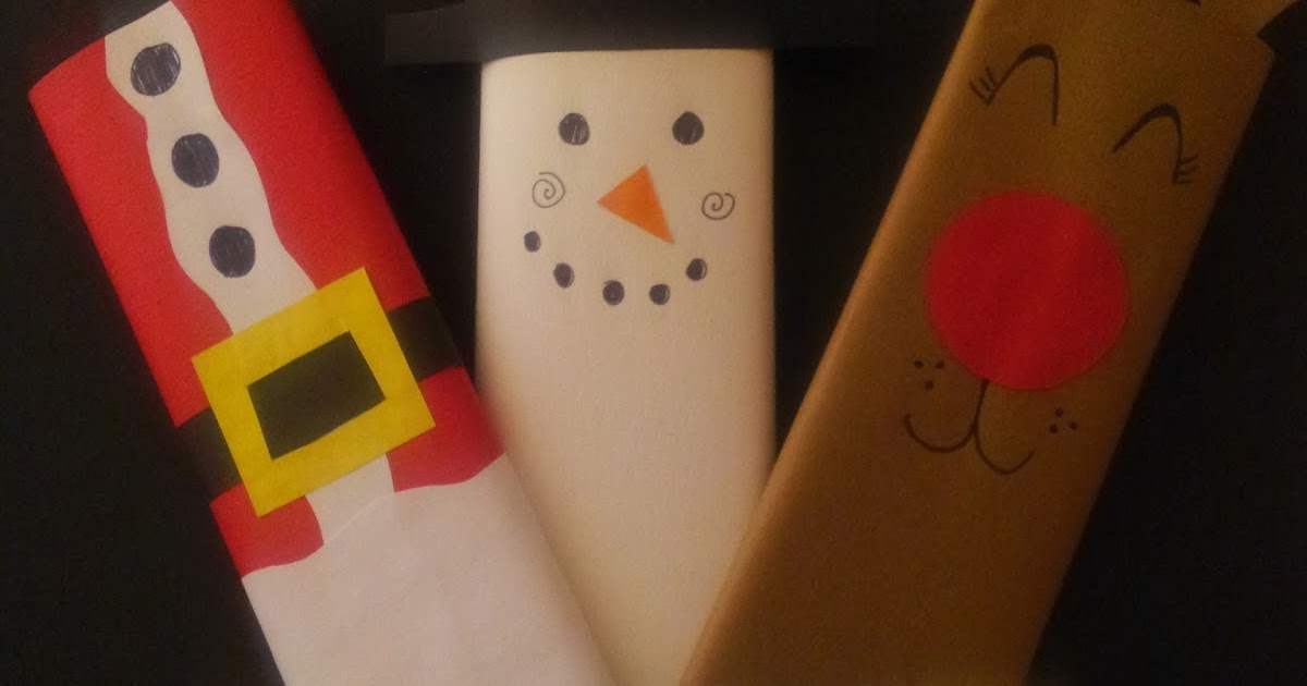 The Craft Flair DIY Christmas Candy Bar Holders