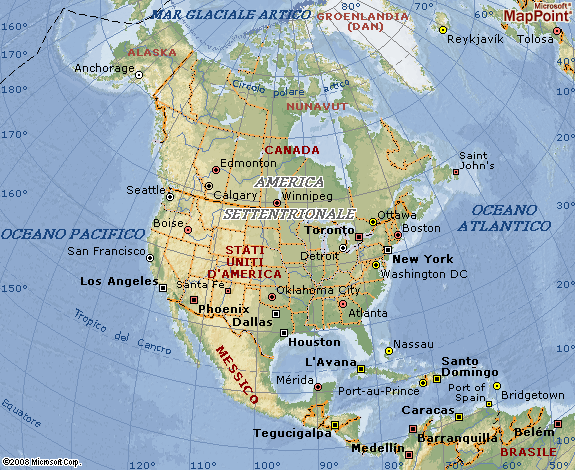 tutto a tutti: America Nord