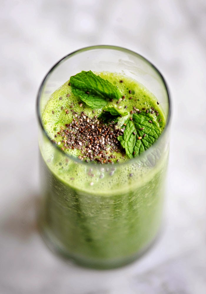 Green Spinach Kale Power Smoothie - Winter Detox