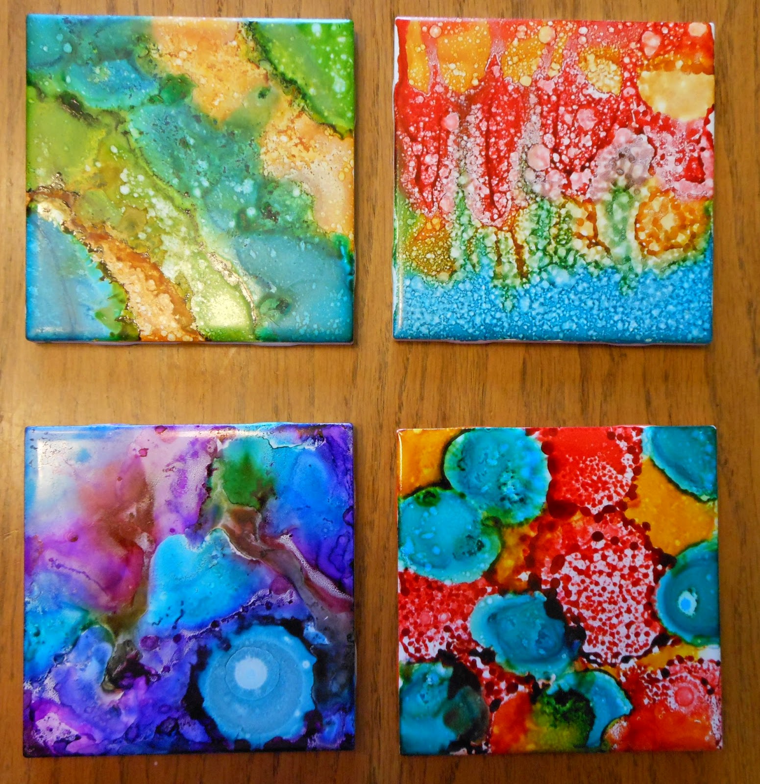 The Darby Creek Diaries Gale's Gallery XI Experimenting With Alcohol Inks