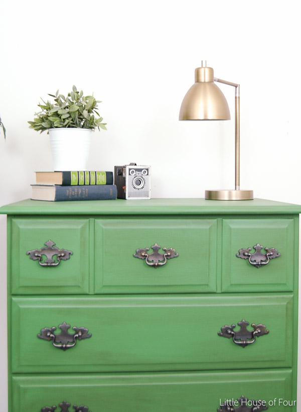 Emerald Green Dresser Makeover Little House of Four Creating a