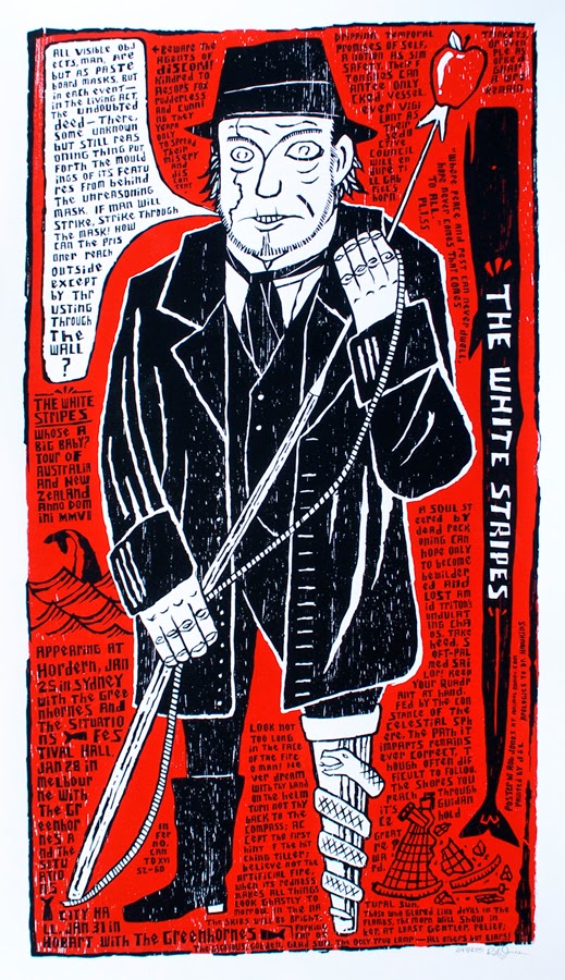 INSIDE THE ROCK POSTER FRAME BLOG The White Stripes Rob Jones 2005