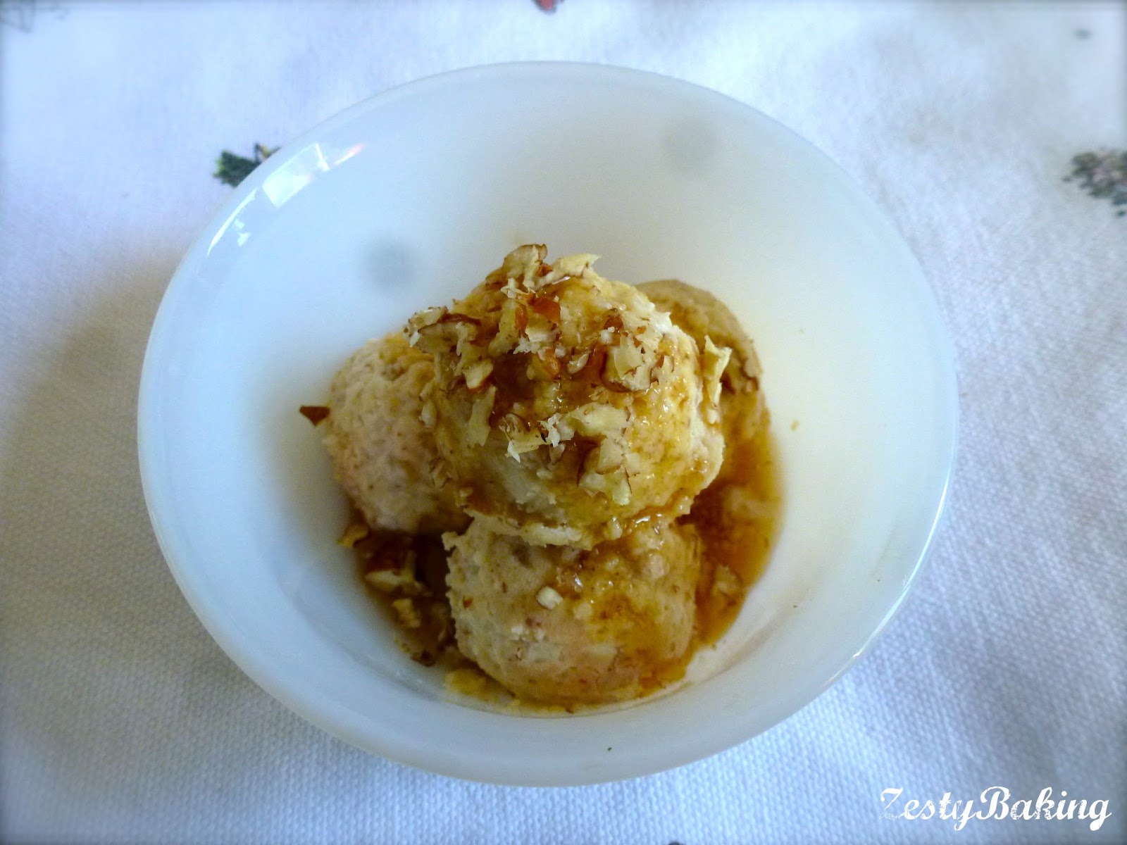 Maple & Pecan Buttermilk Ice Cream ZestyBaking