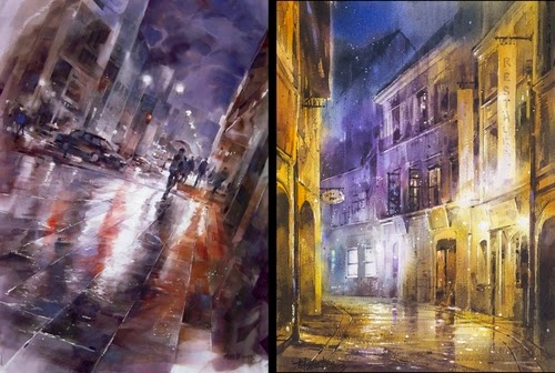 00-Lin Ching-Che 林經哲-Dreamlike-Watercolor-Paintings-in-the-City-www-designstack-co