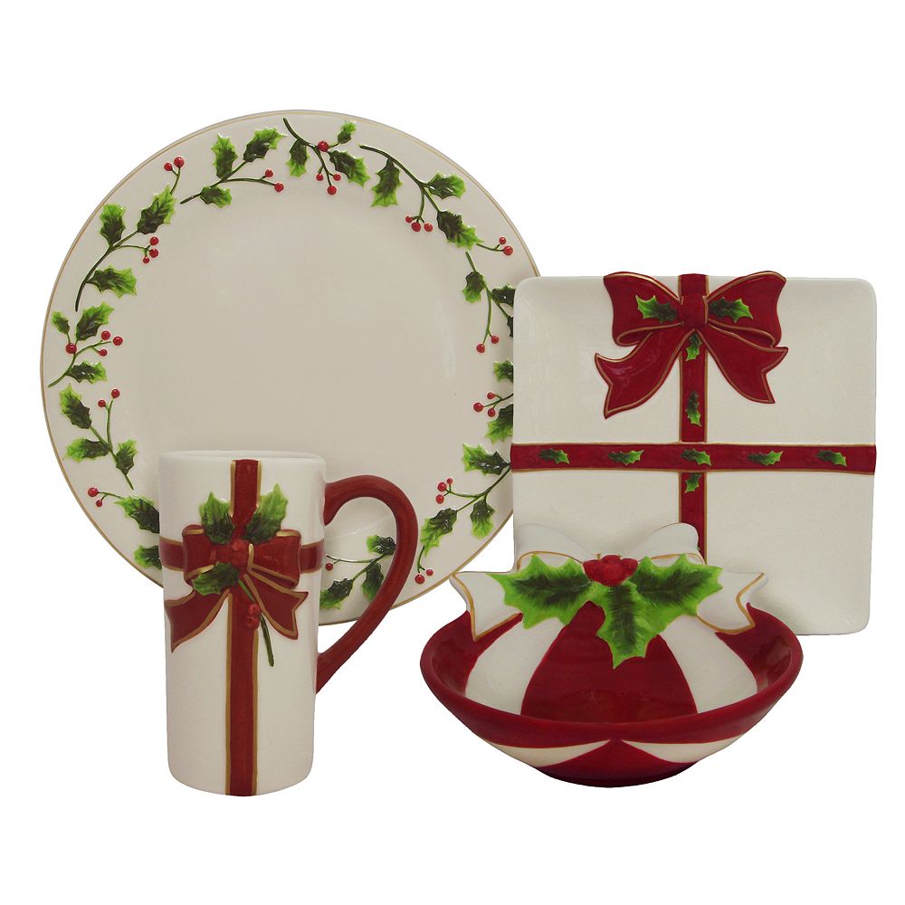 AUGUSTA Blog St. Nicholas Square® Holly Jolly Dinnerware Collection