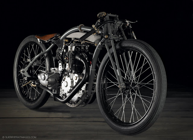 vintage-motorcycle-ART-The Rudge 'bitsa', built by Jean-Claude Barrois.