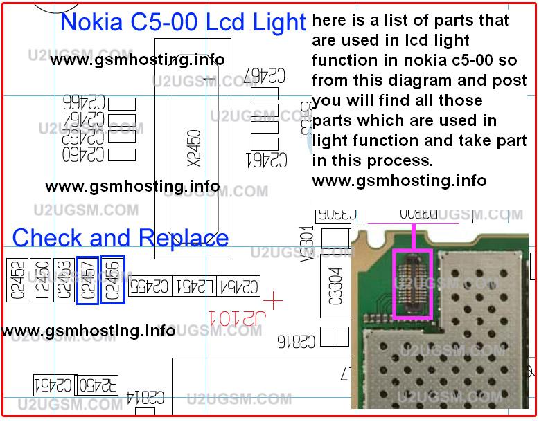 cellfirmware Nokia C500 Lcd Light Problem Solution Ways Jumpers