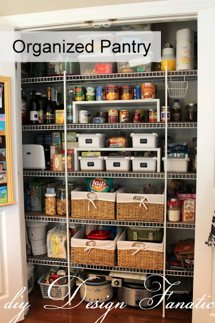 pantry organization, diy Design Fanatic, diy, organized pantry