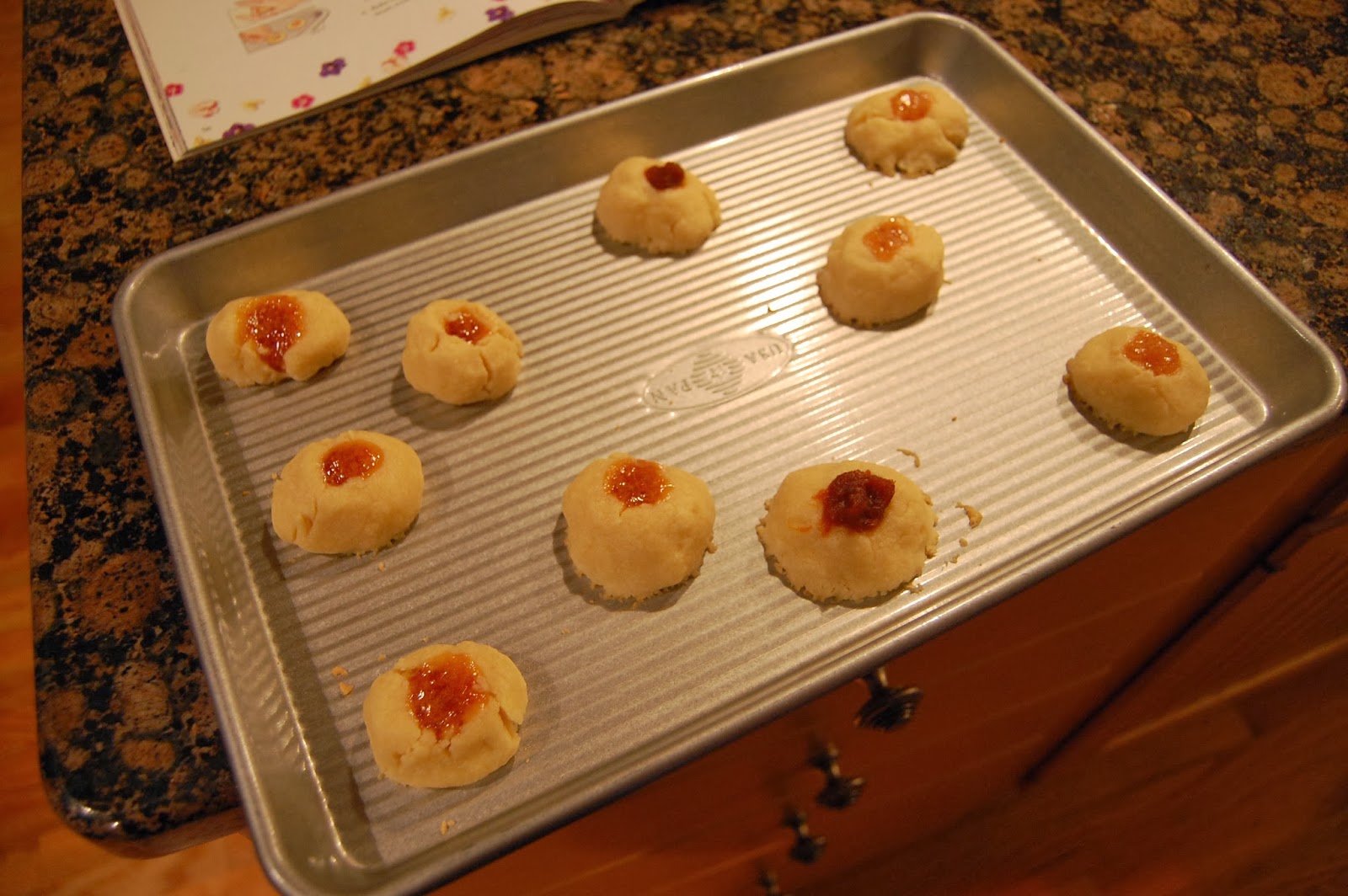 A Peek into the Pantry Samantha's Jam Tart Cookies