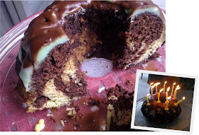 peppermint chocolate marble cake crumb