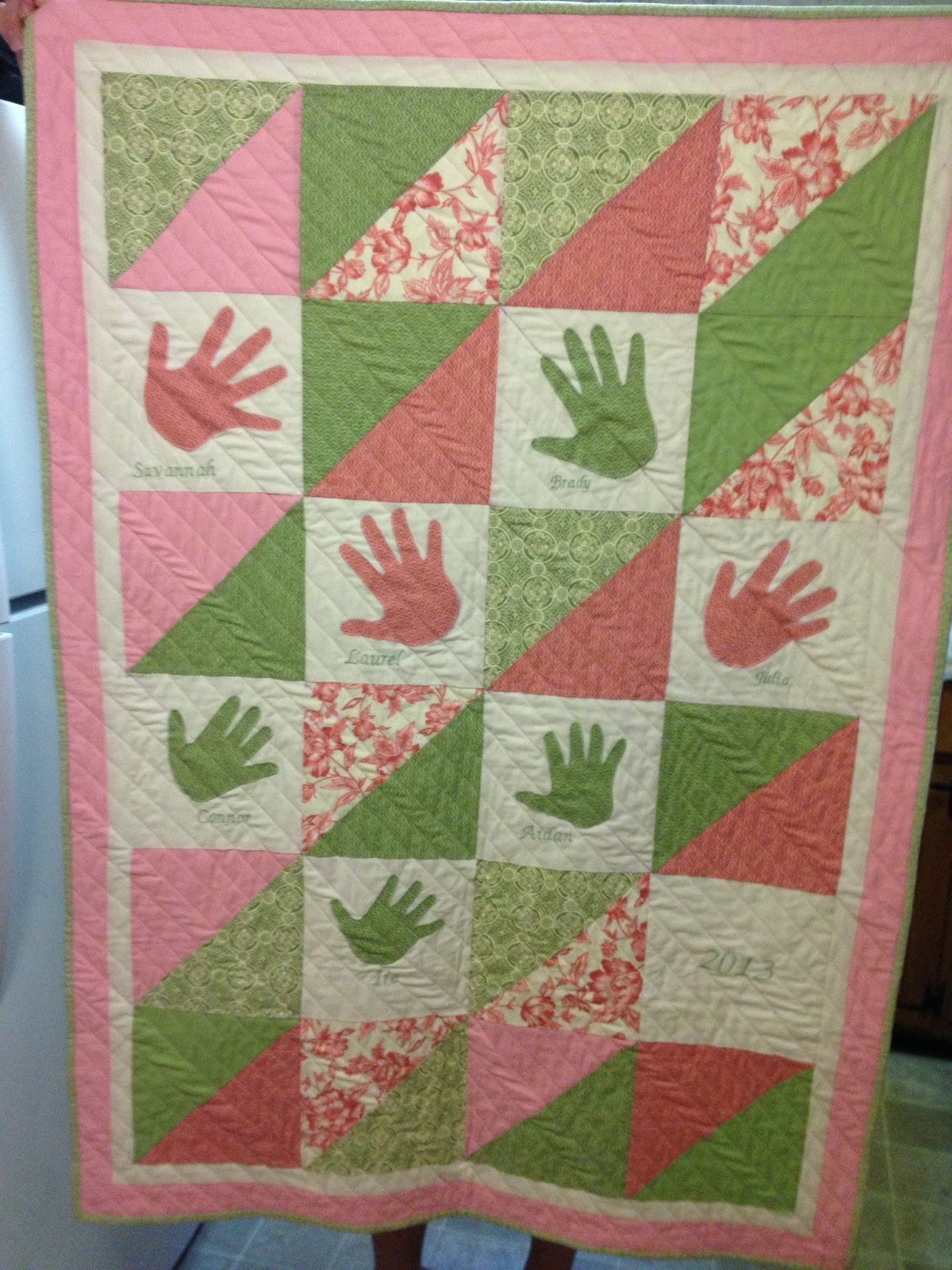 Twincess Designs Mother's Day Quilt