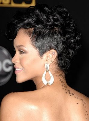 Rihanna short hairstyle