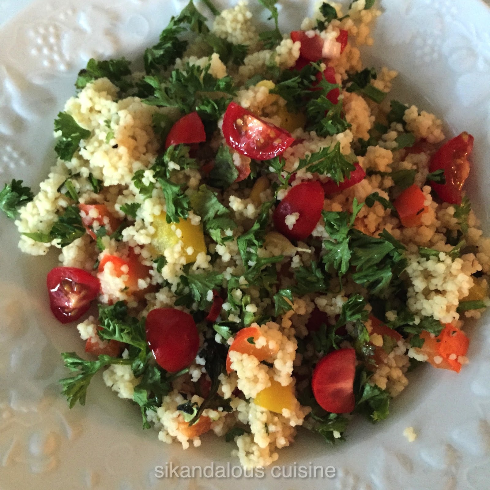 Sikandalous Cuisine Kerryann's TurkishStyle Couscous