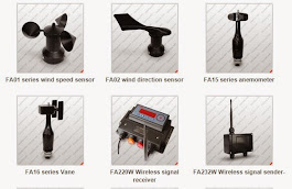 Anemometers, wind vanes and sensors