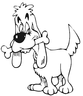 free coloring pages, dog coloring pages