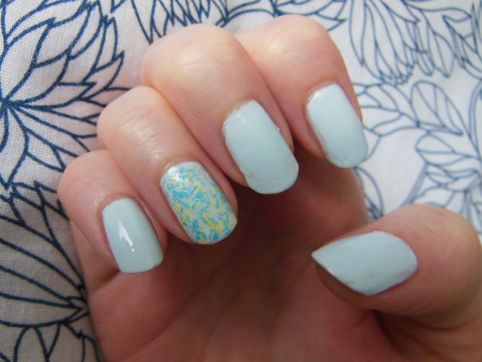 NOTD: Nails Inc Feather effect polish dupe | Tales of a Pale Face | UK