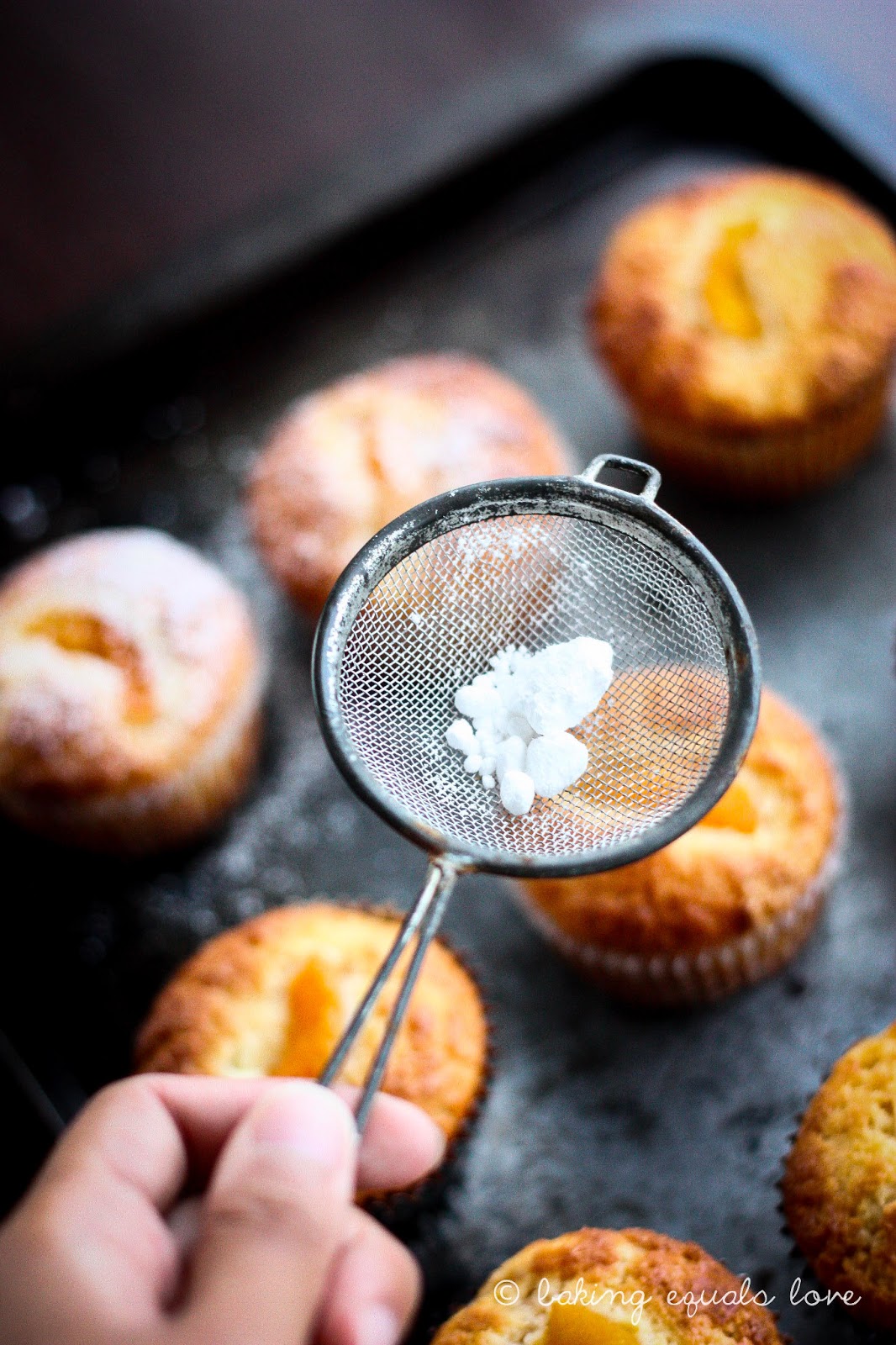 baking = love Apricot Cream Cheese Muffins for Dad