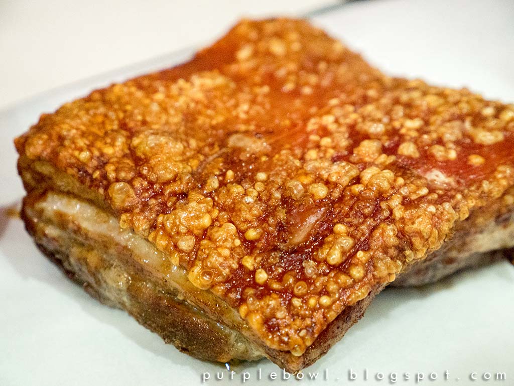Purple bowl Airfry roasted pork belly (siu yuk) 烧肉 recipe
